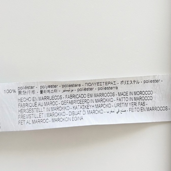 ZARA Satin Cropped Button-Front Blouse Light Blue Size M Minimal Chic - Picture 9 of 10